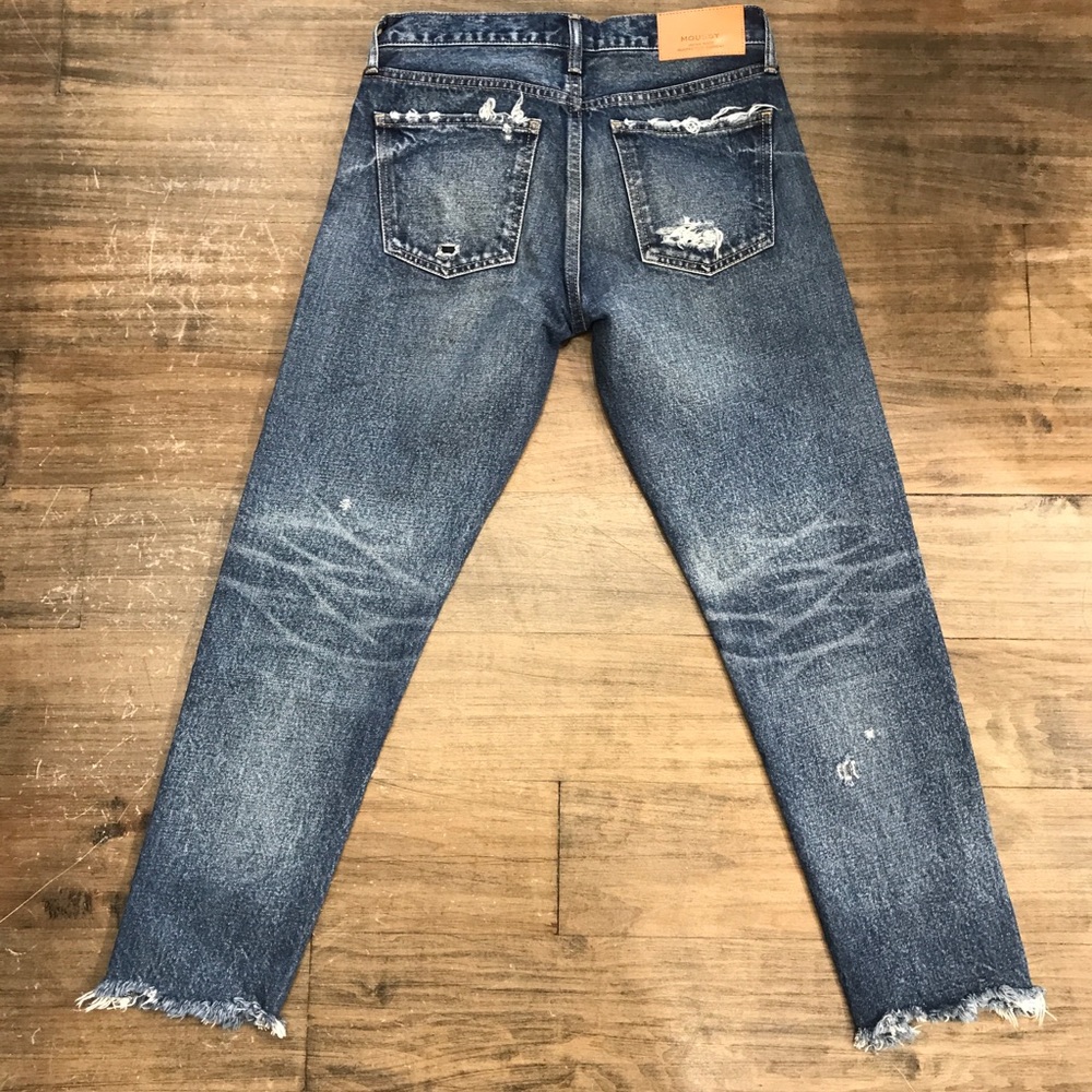 Moussy MV Tapered Dark Blue Jeans - Picture 3 of 3